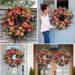Couronne Décorative Citrouille