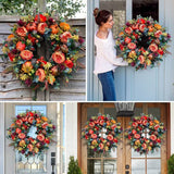Couronne Décorative Citrouille