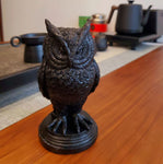 Porte-bougies en forme de hibou