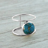 Bague Or Turquoise Naturelle