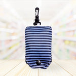 Sac d'épicerie pliable et réutilisable avec porte-clés