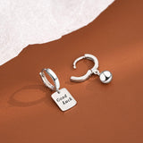 Boucles d'Oreilles Alphabet Porte-bonheur