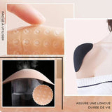 Épaulettes en silicone invisibles et douces antidérapantes