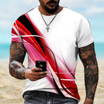 T-shirt à impression numérique pour hommes