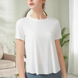 T-shirt de yoga fendu