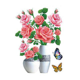 Autocollant Vase 3D