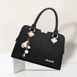 Sac à main mignon de couleur unie à la mode pour dames