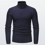 Pull à Col Roulé en Maille pour Homme