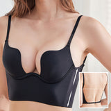 Soutien-gorge dos nu plongeant profond en U