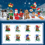Boîte aveugle de blocs de construction de Noël