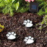Lampe de jardin solaire à griffes d'ours