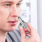 Tondeuse À Poils De Nez Manuel en Acier Inoxydable