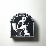 Minuterie de Sablier en Forme de Toilette