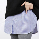 Nouvelle jupe taille haute - extension chemise