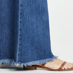 Jeans en Jean Évasée pour Femme des Années 70