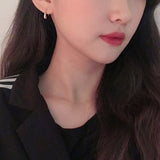 Boucles d'oreilles simples goutte d'eau haut de gamme