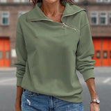 Haut Décontracté avec Fermeture Éclair