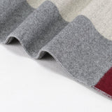 Écharpe à Carreaux en Faux Cachemire