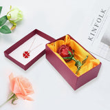 Collier de trèfle à quatre feuilles plié de manière créative