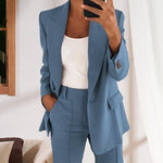 Blazer à Manches Longues Pour Femmes