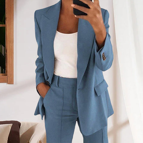 Blazer à Manches Longues Pour Femmes
