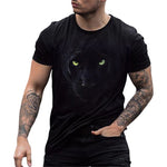 T-shirt 3D à col ras du cou pour hommes