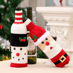 Protecteur de bouteille de vin décoratif de Noël