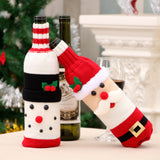 Protecteur de bouteille de vin décoratif de Noël