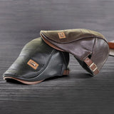 Nouveau Béret en Cuir Tendance