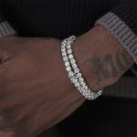 Bracelet de Moissanite Etincelant