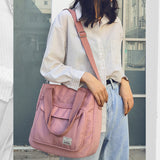 Sac Á Main Simple Pour Femme De Grande Capacité De Couleur Unie