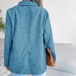 Blazer polyvalent en velours côtelé