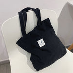 Sac en toile en velours côtelé