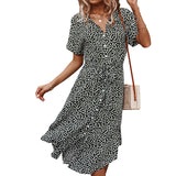 robe décontractée à lacets