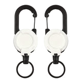 Porte-clés Tactique Anti-vol de câble Métallique Rétractable Automatique Extérieur Luya