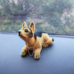 Décoration de voiture de chien hochant la tête