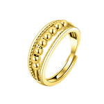 Bague avec Des Perles à Pois