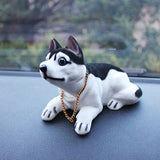 Décoration de voiture de chien hochant la tête