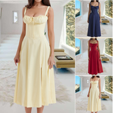 Robe d'été Bustier à Imprimé Carmen