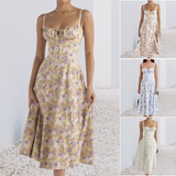 Robe d'été Bustier à Imprimé Carmen