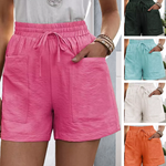 Pantalon décontracté en lin