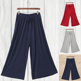 Pantalon Large En Coton Modal