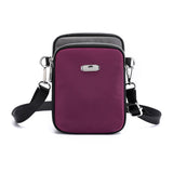 Sac à bandoulière tendance à trois couches pour femme