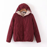 Manteau Matelassé Thermique Léger en Molleton d'Agneau