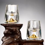Verre à vin en forme de diamant