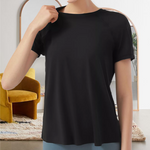 T-shirt de yoga fendu