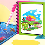 Livre de coloriage de l'eau magique