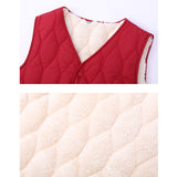 Gilet en coton duveteux