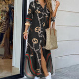 Robe chemise sexy à la mode pour dames