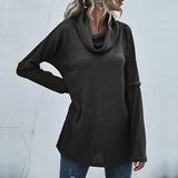 Pile-neck Sweater